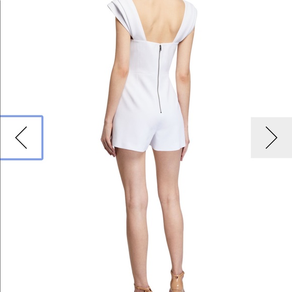 Alice and Olivia Romper White, size 2 worn once - Picture 2 of 2